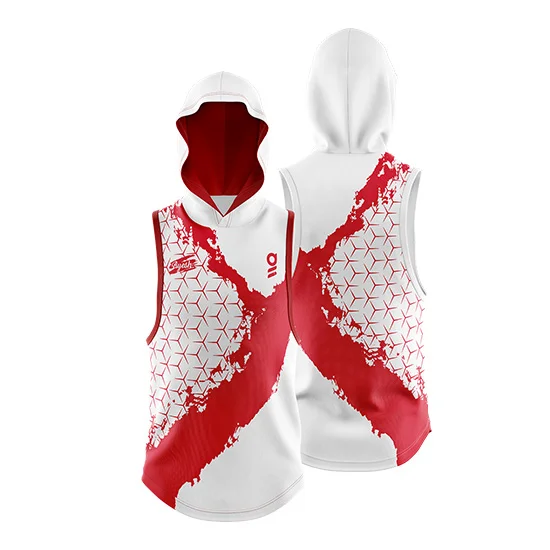 Football Compression Sleeveless Hoodies