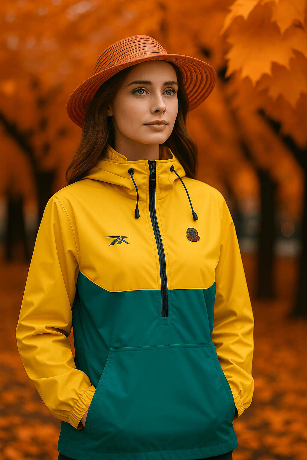 Men’s windbreaker jacket by Graphtect Sports — lightweight, weather-resistant outdoor wear.